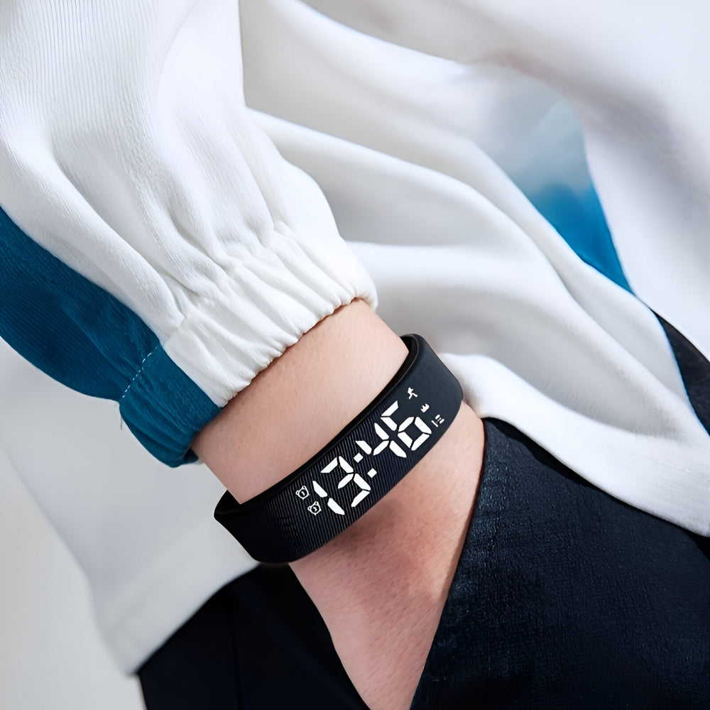 Schorsch | Wasserdichte LED Sport-Armbanduhr