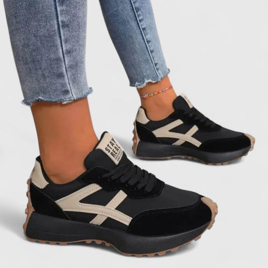 Alina | Damen orthopädische Sneaker mit Schnürung und Sohle