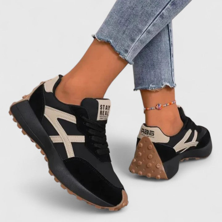 Alina | Women's Orthopedic Lace-Up Sneakers with Sole