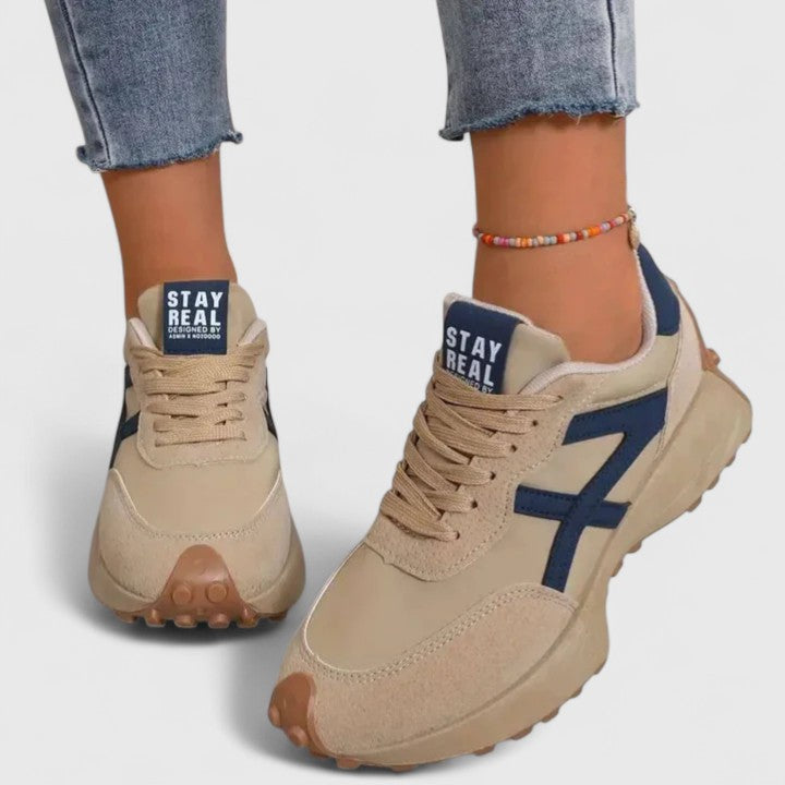 Alina | Women's Orthopedic Lace-Up Sneakers with Sole