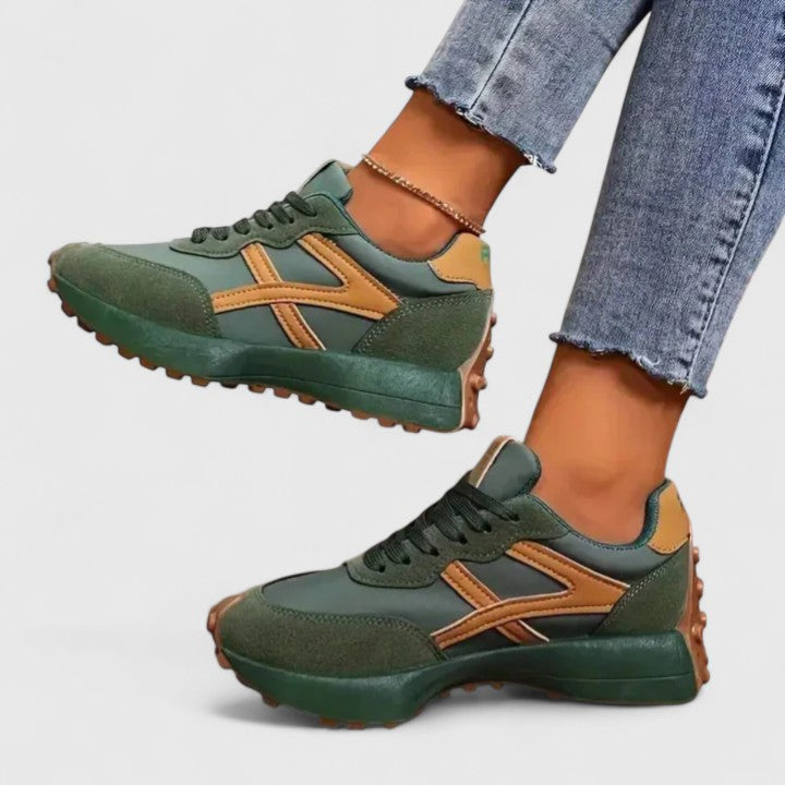Alina | Women's Orthopedic Lace-Up Sneakers with Sole