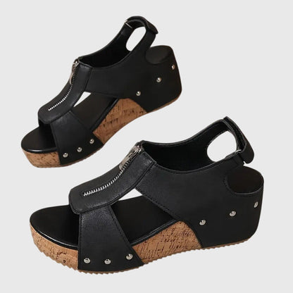 Noemi | Orthopedic Women's Sandals with Zipper