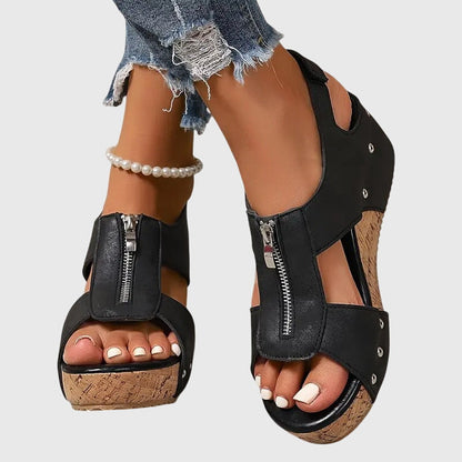 Noemi | Orthopedic Women's Sandals with Zipper