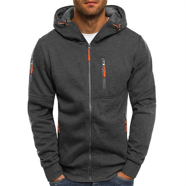 Julian | Herren Kapuzenpullover mit Reißverschluss und Kapuze
