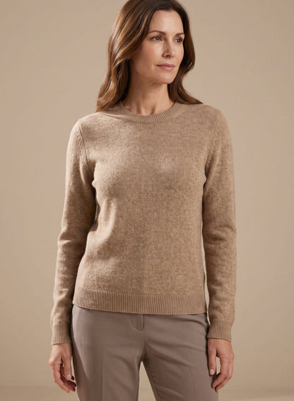 Jasmin | Damen Oversized Rollkragen Strick Lounge-Set