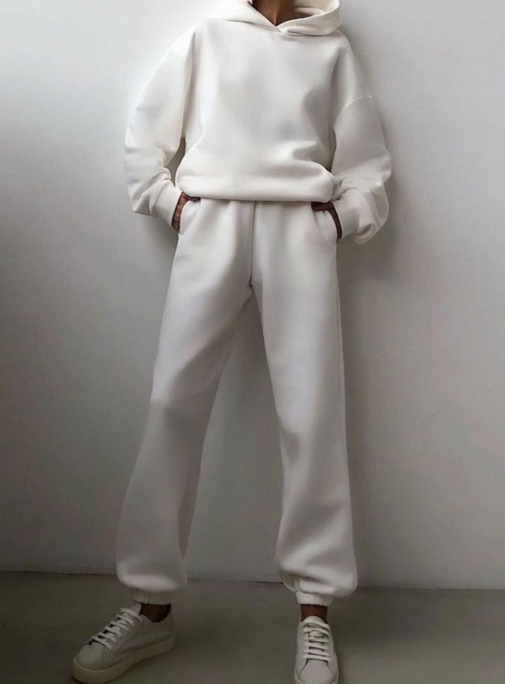 Alina | Damen Oversized Kapuzenpullover mit Jogginghose im Set