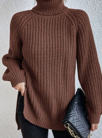 Melissa | Damen Rollkragenpullover mit lockerem Schnitt