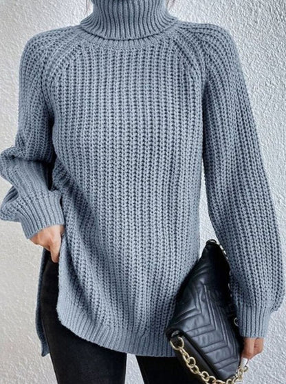 Melissa | Damen Rollkragenpullover mit lockerem Schnitt