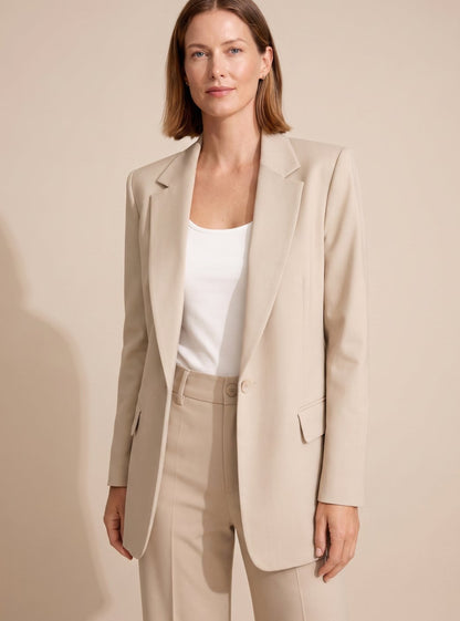 Isabel | Damen eleganter Hosenanzug mit Schlaghose