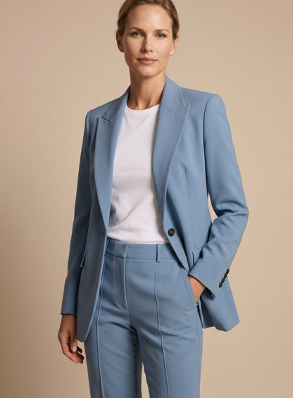 Isabel | Damen eleganter Hosenanzug mit Schlaghose