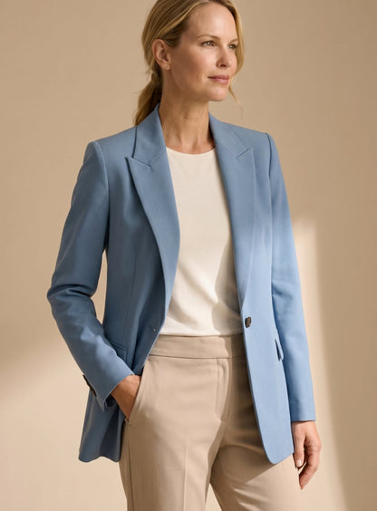Isabel | Damen eleganter Hosenanzug mit Schlaghose