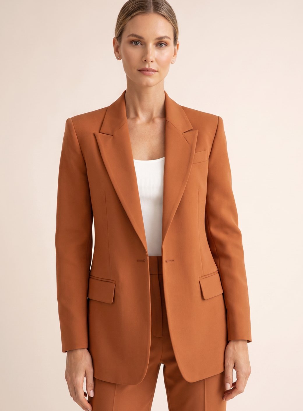 Isabel | Damen eleganter Hosenanzug mit Schlaghose