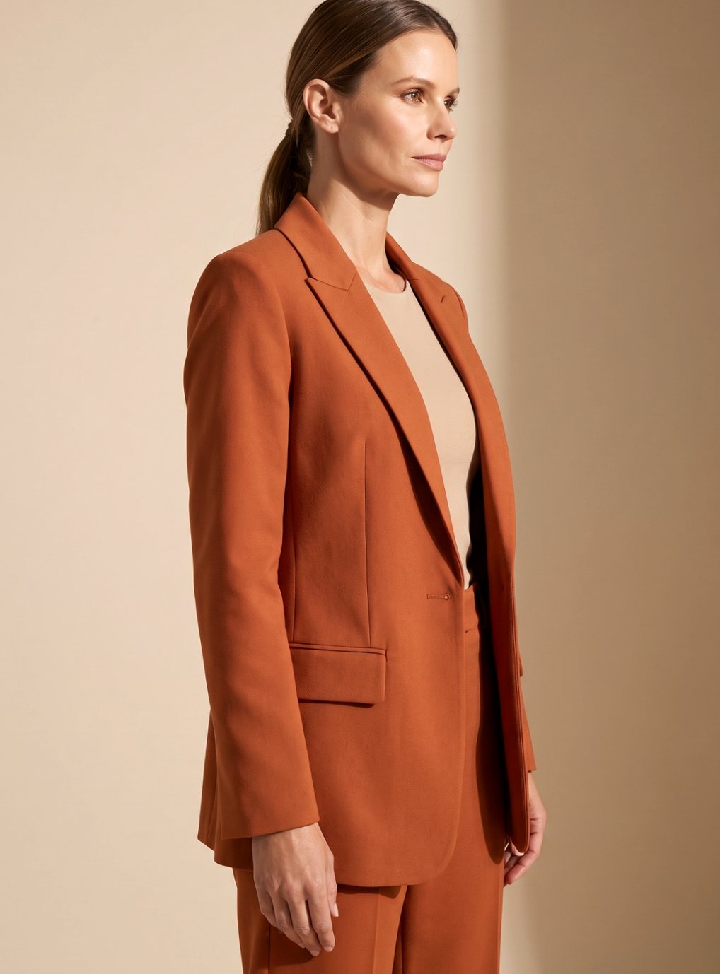 Isabel | Damen eleganter Hosenanzug mit Schlaghose