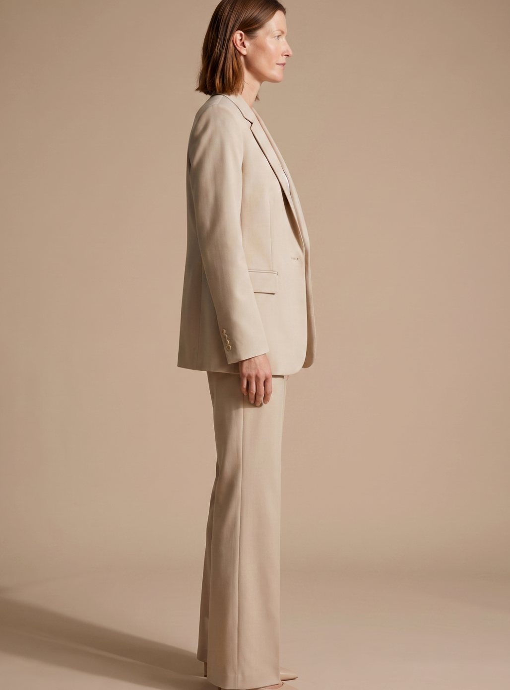 Isabel | Damen eleganter Hosenanzug mit Schlaghose