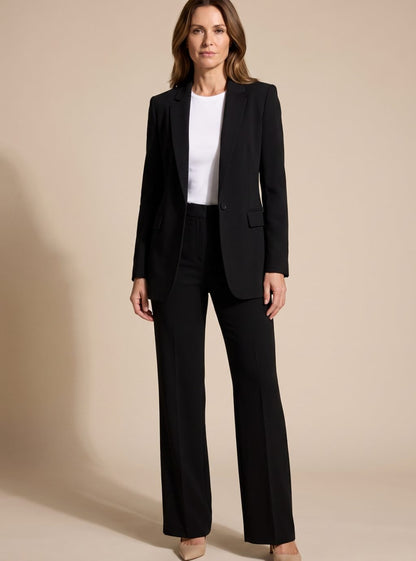 Isabel | Damen eleganter Hosenanzug mit Schlaghose