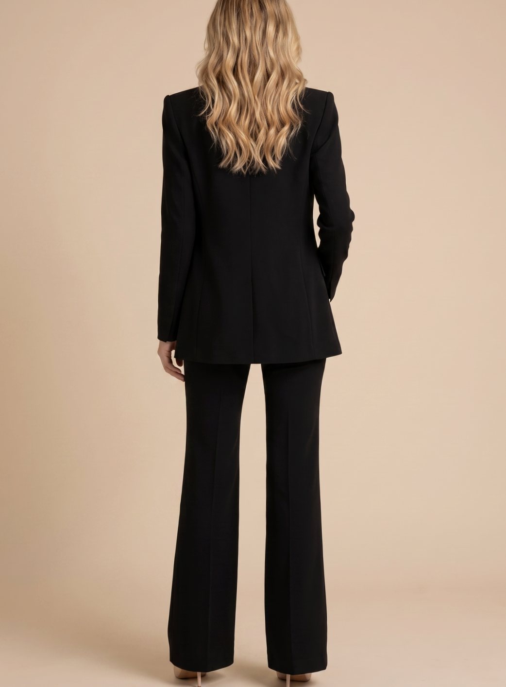 Isabel | Damen eleganter Hosenanzug mit Schlaghose