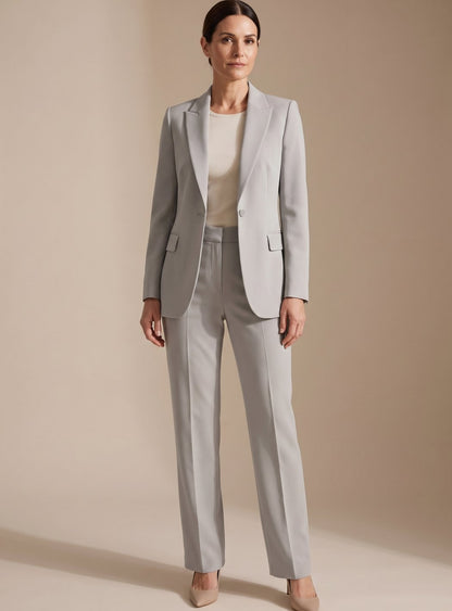 Isabel | Damen eleganter Hosenanzug mit Schlaghose