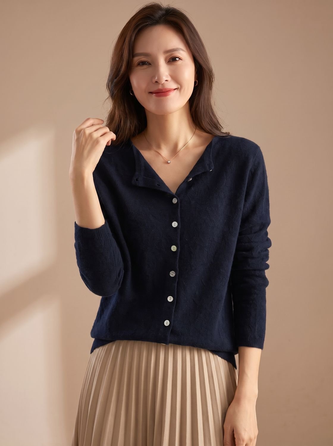 Liselotte | Damen klassischer Strickpullover für den Alltag