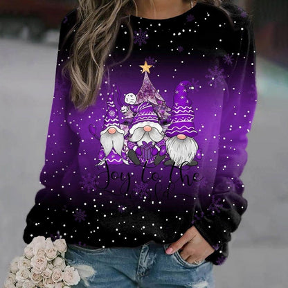 Hannah | Damen Weihnachts-Strickpullover mit Rundhals