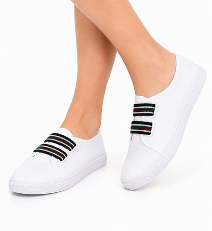 Tilda | Damen Klassische Sneaker mit Kontrastnähten | Modern