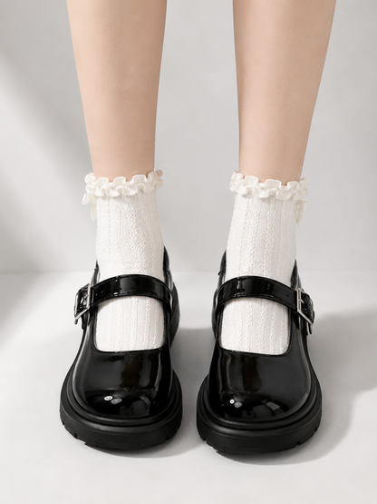 Orlina | Mary Jane Shoes with Buckle Fastening and Chunky Sole