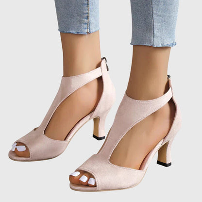 Anika | Décolleté da donna con cut-out, punta e tacco aperti
