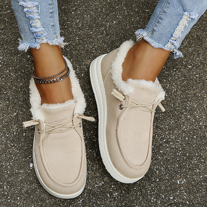 Quenby | Elegante Winter-Sneakers mit Fellfutter