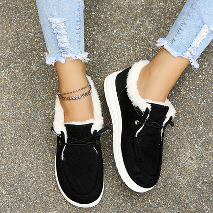 Quenby | Elegante Winter-Sneakers mit Fellfutter
