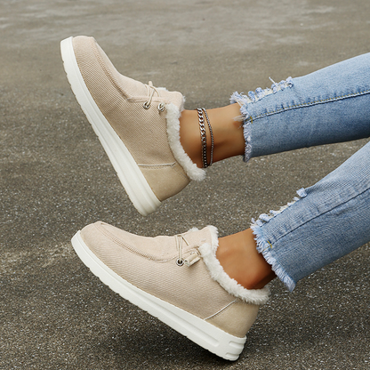 Quenby | Elegante Winter-Sneakers mit Fellfutter