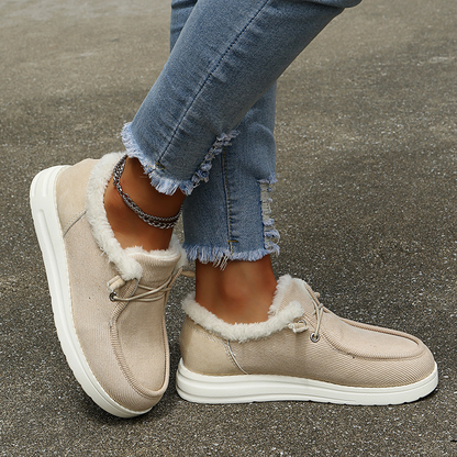 Quenby | Elegante Winter-Sneakers mit Fellfutter
