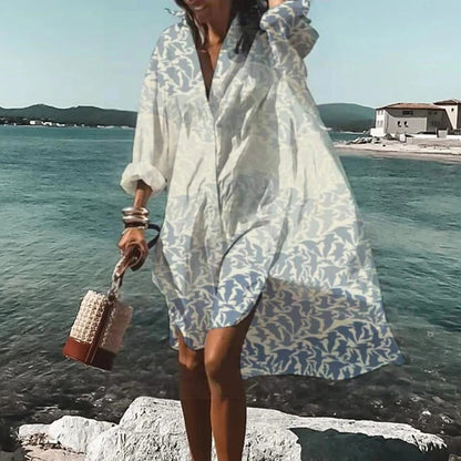 Abito camicia Florez – abito di lino per tutti i giorni