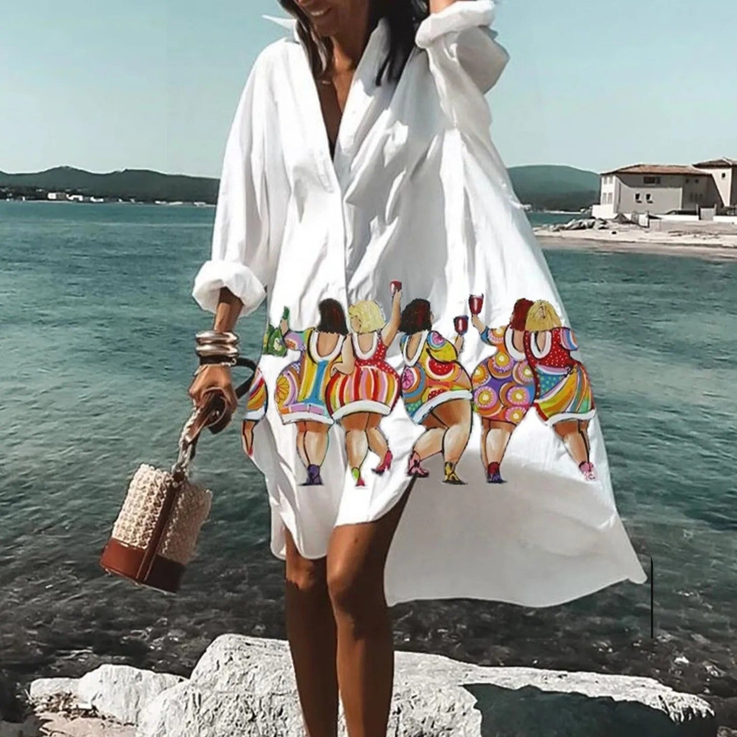 Abito camicia Florez – abito di lino per tutti i giorni