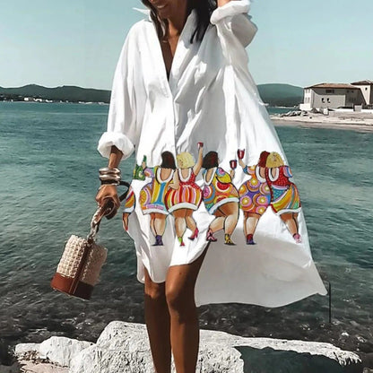 Abito camicia Florez – abito di lino per tutti i giorni