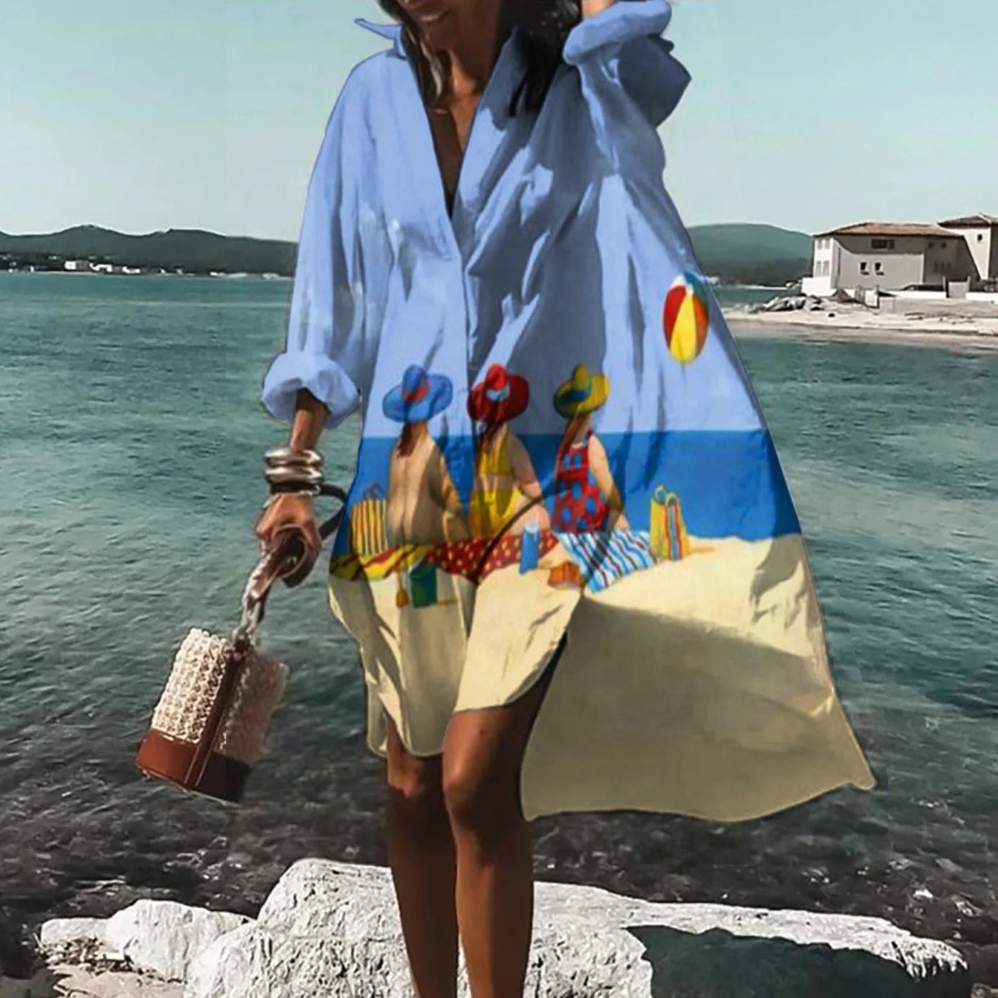 Abito camicia Florez – abito di lino per tutti i giorni