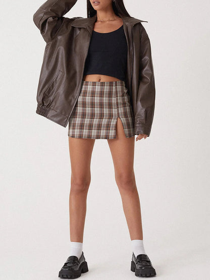 Elsbeth | Bomber oversize in pelle dal design alla moda