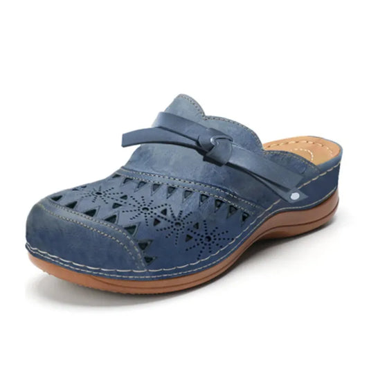 Elisa | Clogs mit Riemen und Perforation für bequemen Alltag