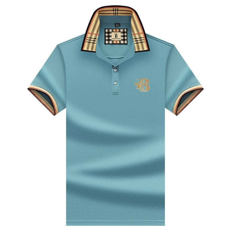 Leif | Herren Tailliertes Kurzarm Poloshirt mit Knopfleiste | Modern
