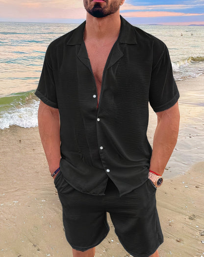 Detmar | Casual men's set with summer shirt and shorts | Classic 