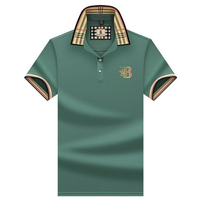 Leif | Herren Tailliertes Kurzarm Poloshirt mit Knopfleiste | Modern