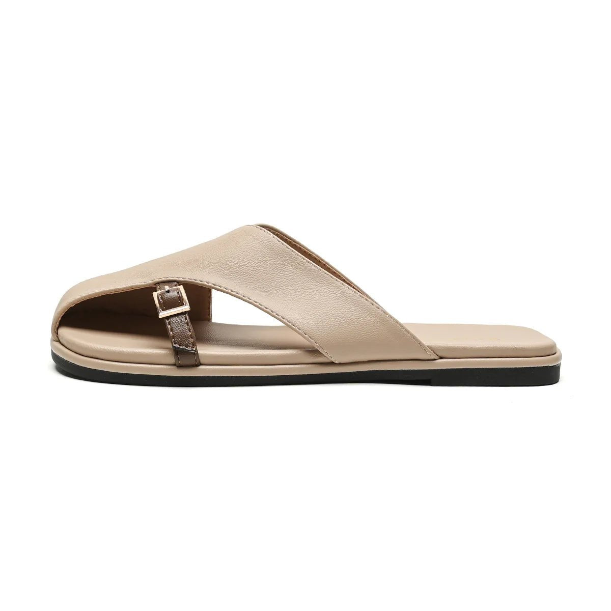 Janina | Fisherman Sandals with Cross Straps and Square Toe
