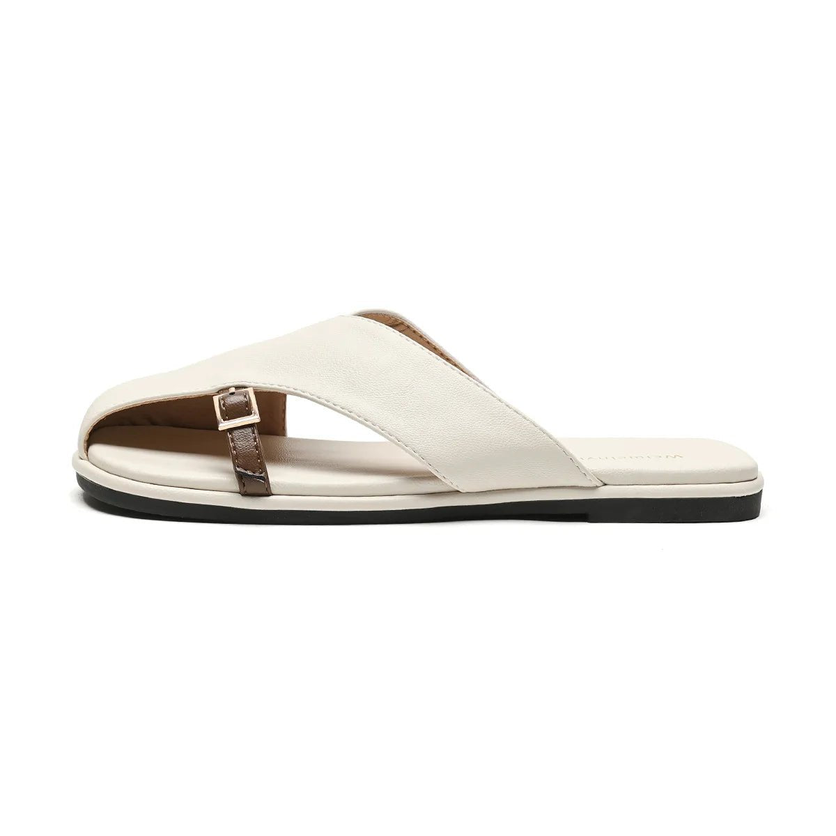 Janina | Fisherman Sandals with Cross Straps and Square Toe
