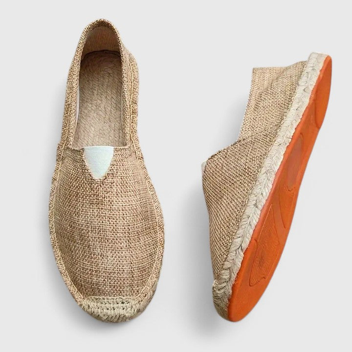 Tatjana | Damen Leichte Sommer Espadrilles mit Slip On Optik