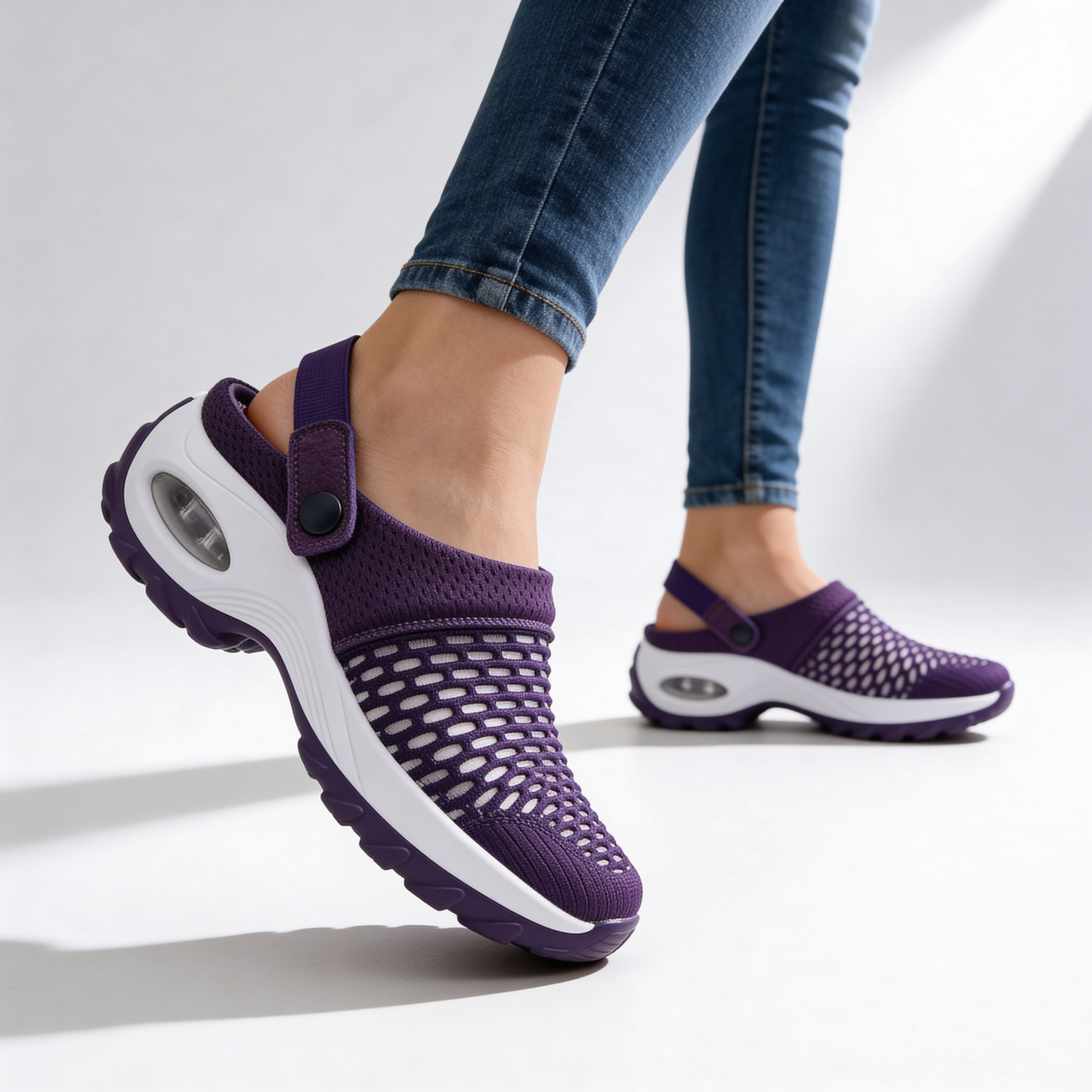 Sofia | Orthopädische Sneaker mit atmungsaktivem Netz und Komfortsohle
