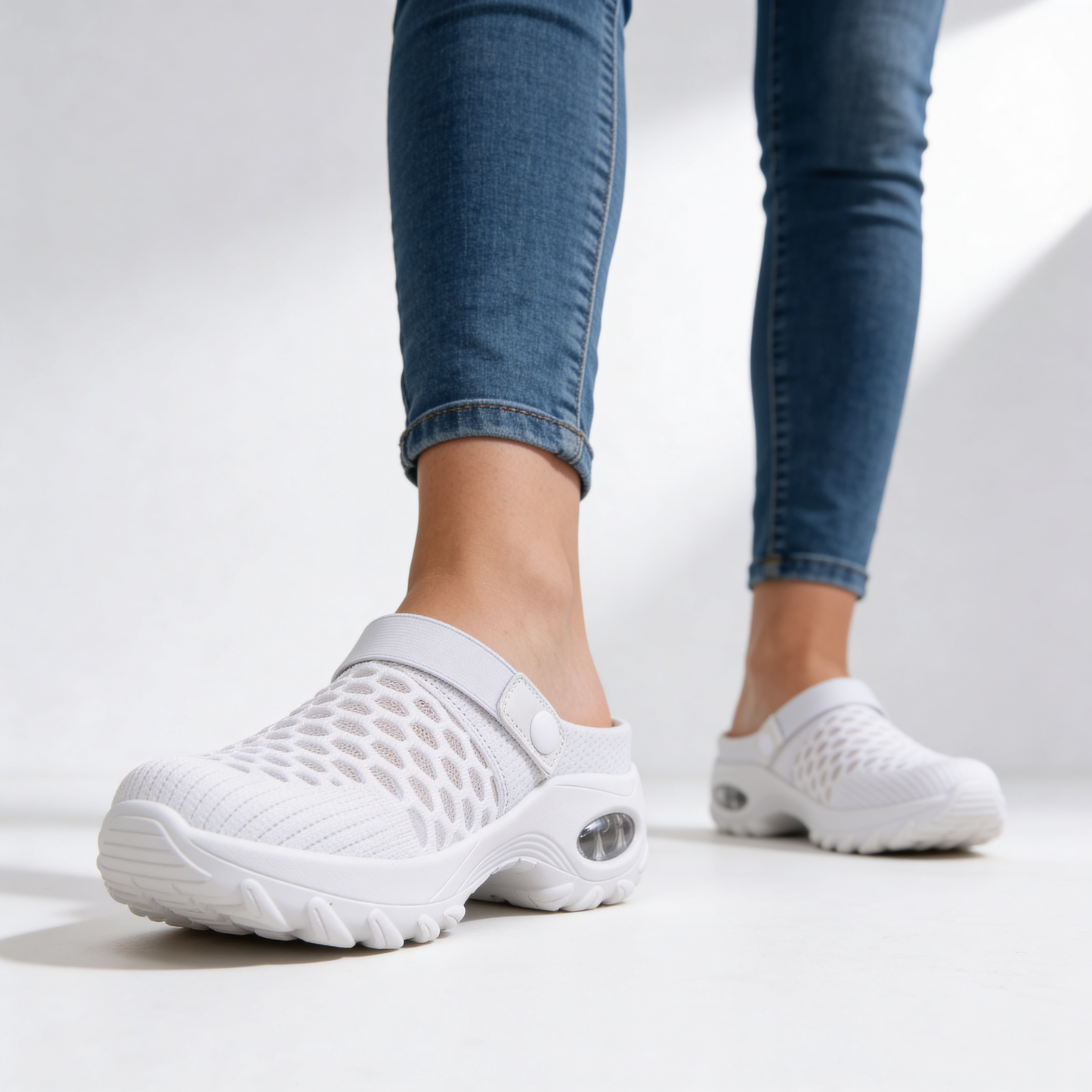 Sofia | Orthopädische Sneaker mit atmungsaktivem Netz und Komfortsohle