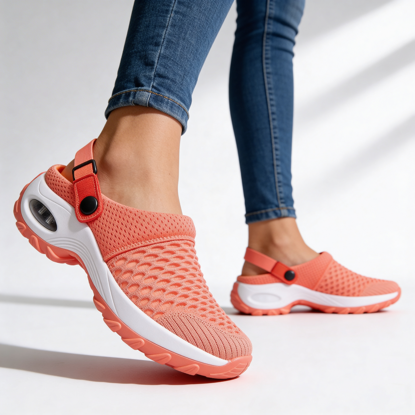Sofia | Orthopädische Sneaker mit atmungsaktivem Netz und Komfortsohle