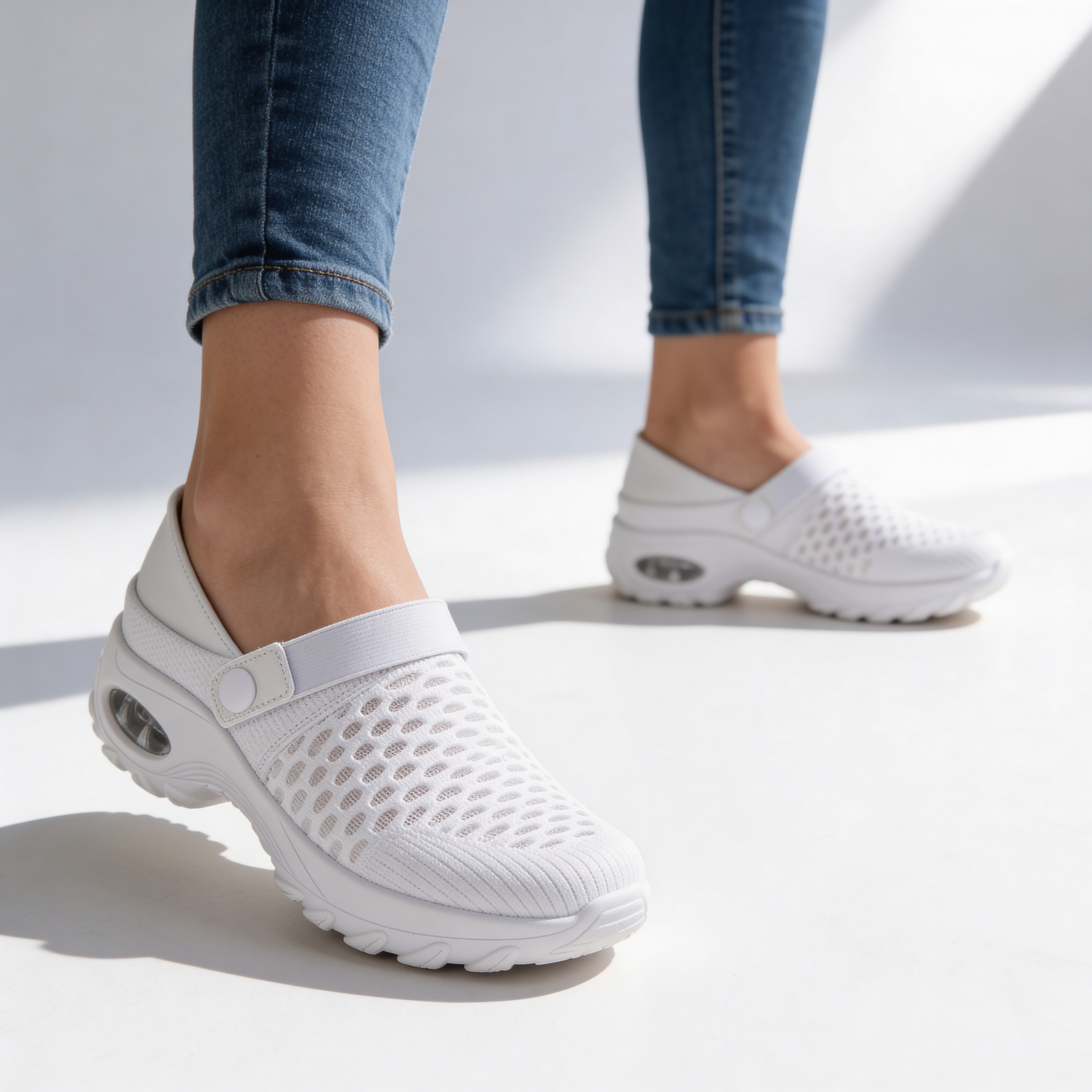 Sofia | Orthopädische Sneaker mit atmungsaktivem Netz und Komfortsohle