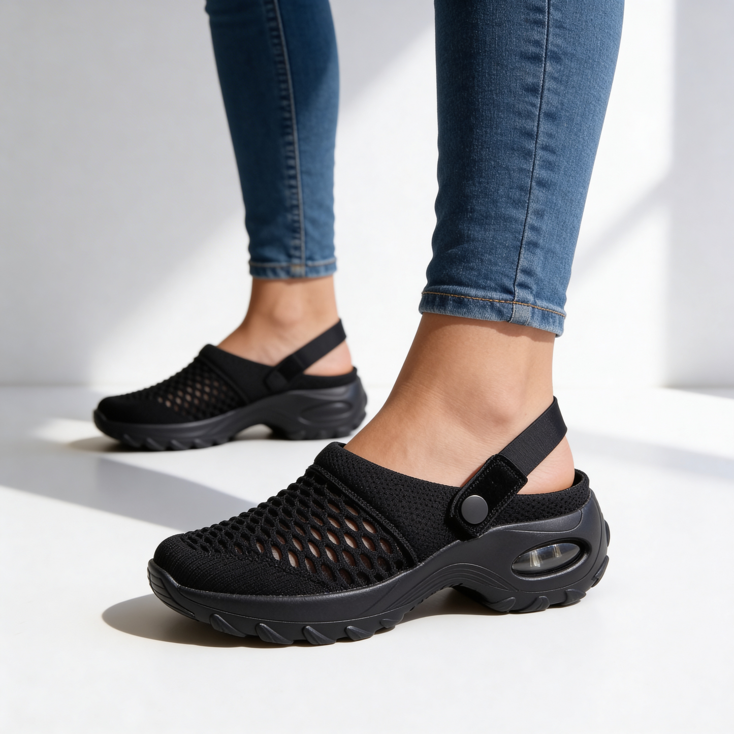 Sofia | Orthopädische Sneaker mit atmungsaktivem Netz und Komfortsohle
