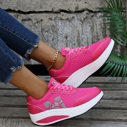 Barbara | Orthopädische Sportschuhe mit Mesh-Obermaterial und Schnürung