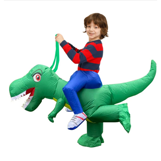 Stöffi | Kinder aufblasbares Dinosaurier Kostüm