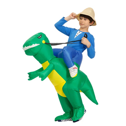 Stöffi | Kinder aufblasbares Dinosaurier Kostüm